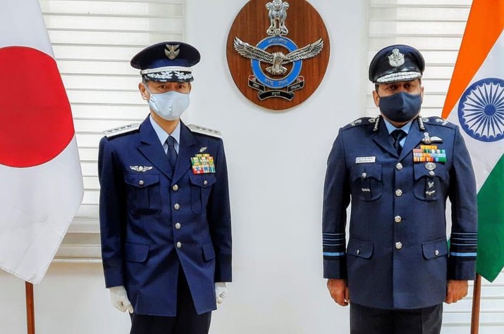 General Izutsu, Chief of Staff, JASDF Visits India