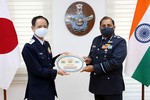 General Izutsu, Chief of Staff, JASDF Visits India