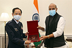 General Izutsu, Chief of Staff, JASDF Visits India