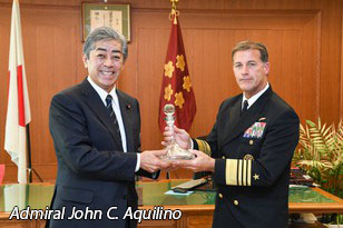 Courtesy Call by the Commander of U.S. Pacific Fleet and the Commander of U.S. Forces Japan/Fifth Air Force
