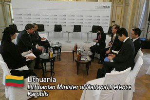 Lithuania: Lithuanian Minister of National Defence Karoblis