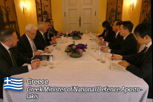 Greece: Greek Minister of National Defence Apostolakis