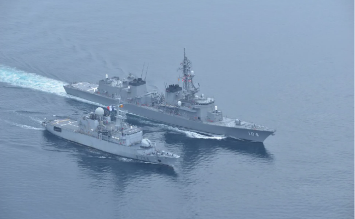 Joint Training with French Navy