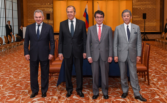 Japan-Russia Foreign and Defense Ministerial Consultation (“2+2” Ministerial Meeting) and Japan-Russia Defense Ministerial Meeting