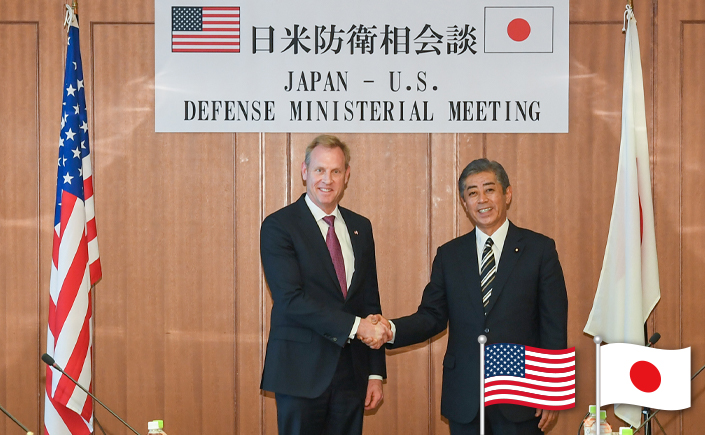 Minister Iwaya Meets With then U.S. Acting Secretary of Defense Shanahan