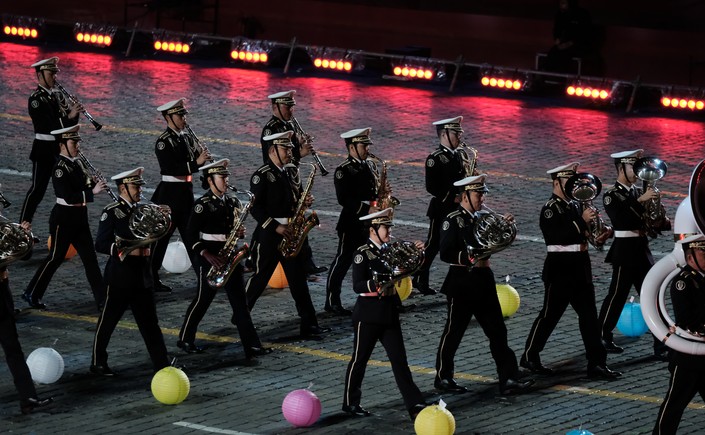 JGSDF Central Band Takes Part in the International Military Tattoo “Spasskaya Tower” in Russia