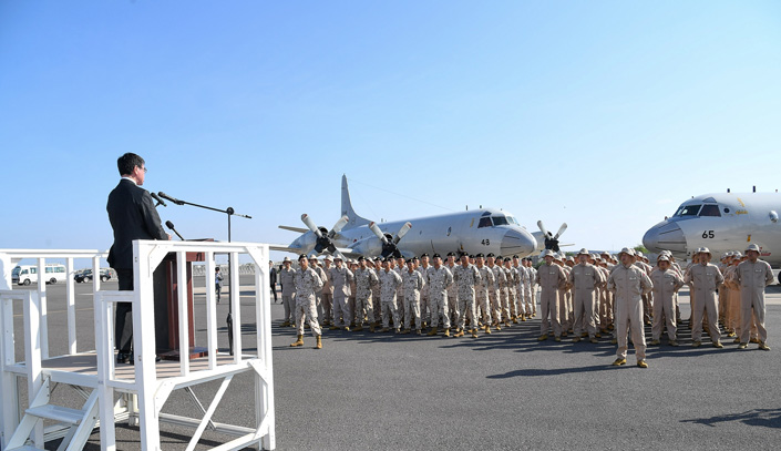 Defense Minister Kono's Visit to Djibouti and Oman.