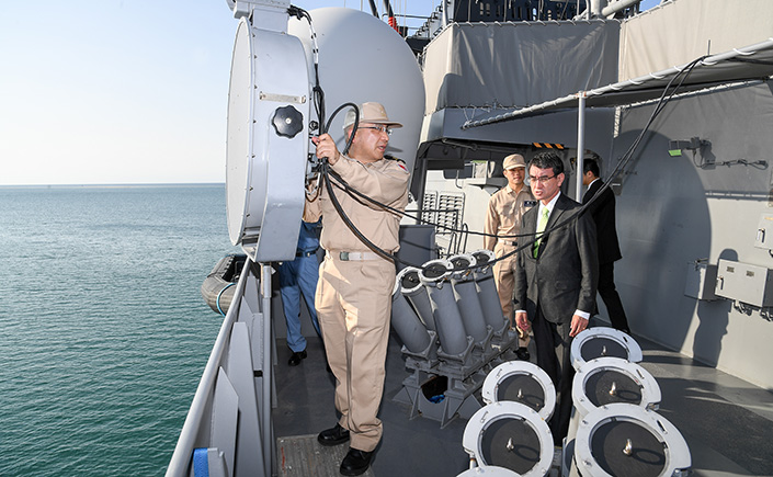 Defense Minister Kono's Visit to Djibouti and Oman.