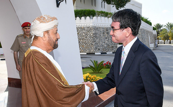 Defense Minister Kono's Visit to Djibouti and Oman.