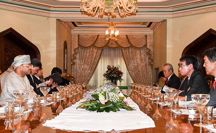 Defense Minister Kono's Visit to Djibouti and Oman.