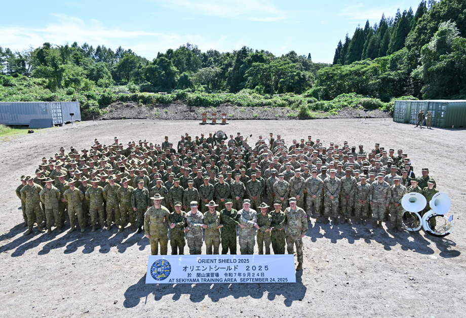 米豪軍との実動訓練(オリエント・シールド２５)