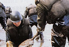 Disaster relief operation for maritime accident and oil spill by the Nakhodka (1997)