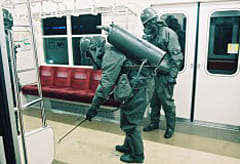 Disaster relief operation for Sarin gas attack on the Tokyo subway (1995)