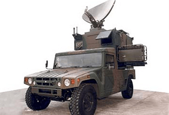 衛星単一可搬局装置の写真