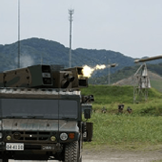 ９３式近距離地対空誘導弾（近ＳＡＭ）の写真