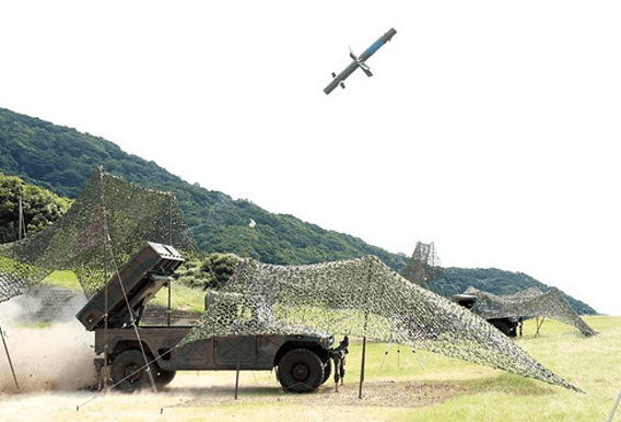 96式多目的誘導弾システム（MPMS）の写真