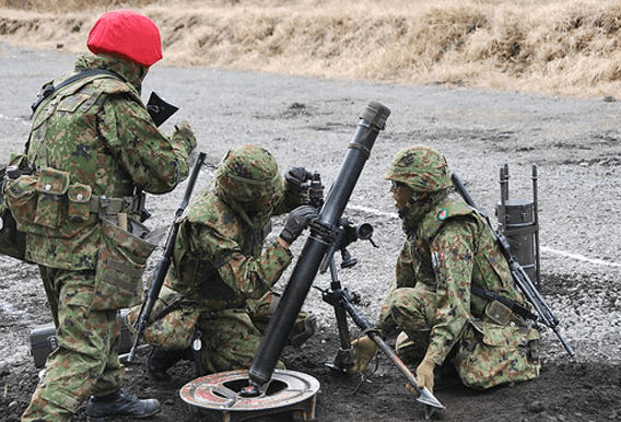 81mm迫撃砲 L16の写真