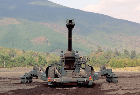 155mm榴弾砲(FH70)の写真