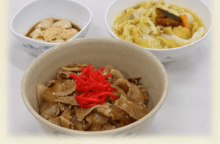 ふじ桜ポーク丼＆ミニほうとう