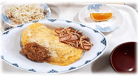 久里浜オムライスランチ