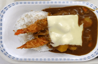 えびフライチーズカレー