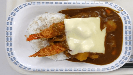 えびフライチーズカレー