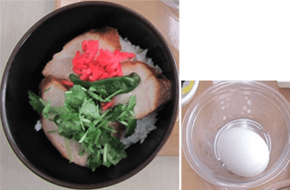 焼豚玉子飯