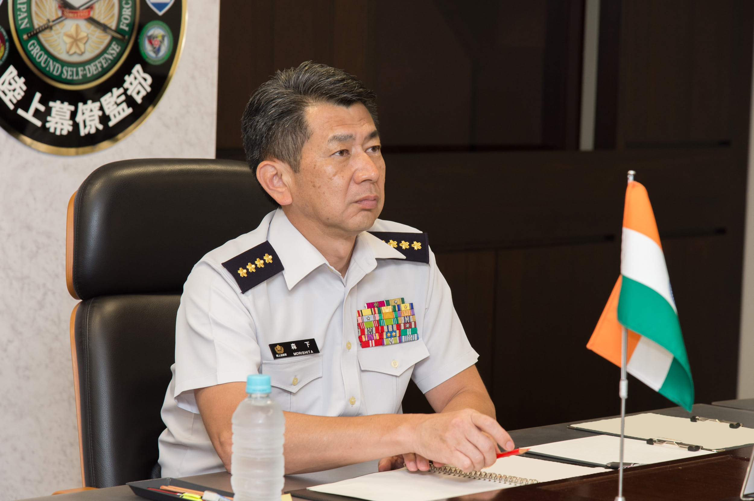 陸上幕僚長とインド陸軍参謀長とのオンライン懇談 | 陸上自衛隊 公式