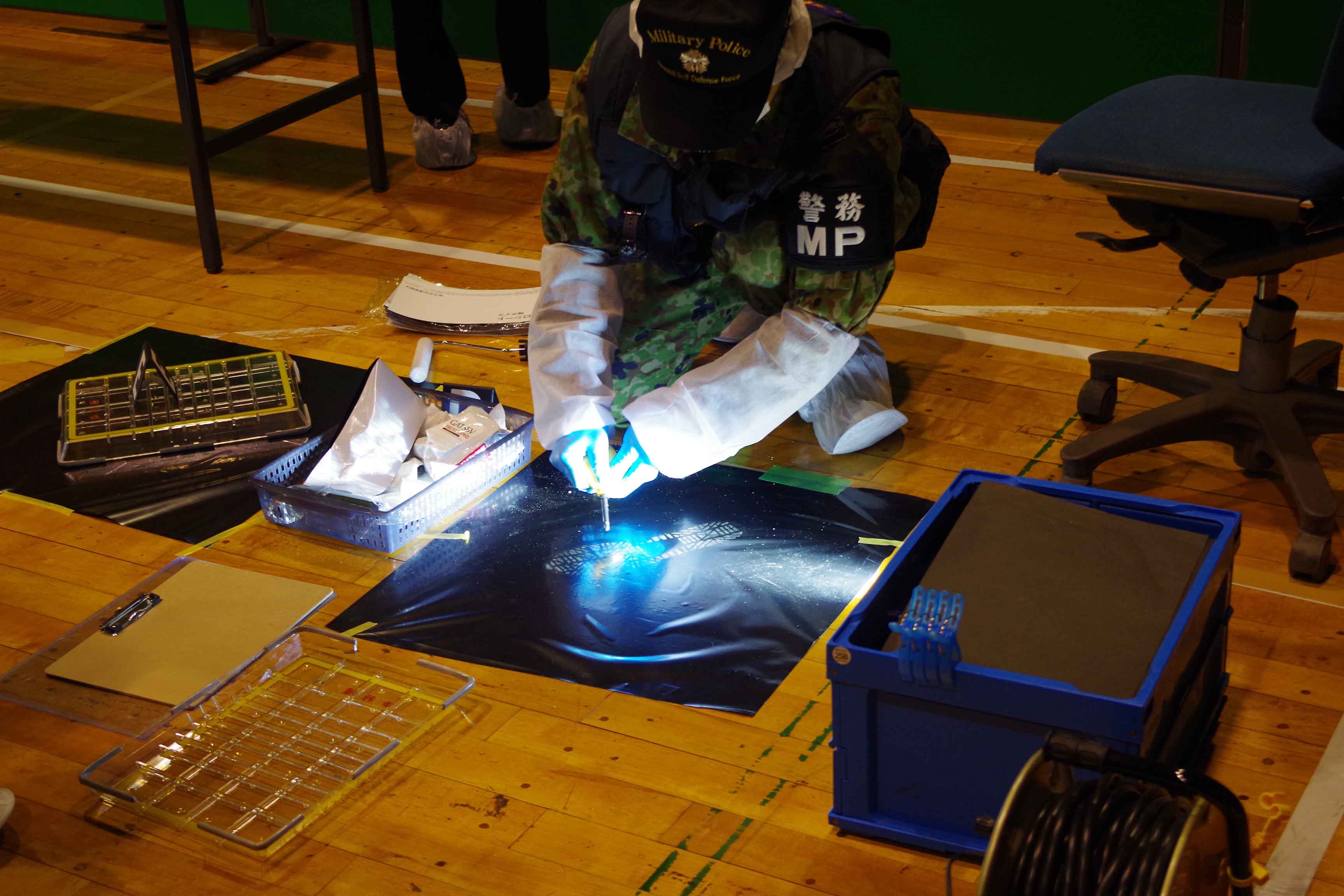 司法警察業務（鑑識競技会）※写真はイメージ