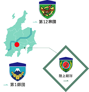 北富士駐屯地の地図