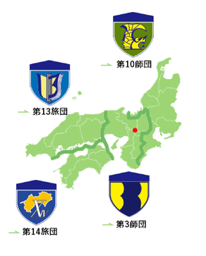 大久保駐屯地の地図