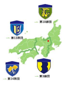今津駐屯地の地図