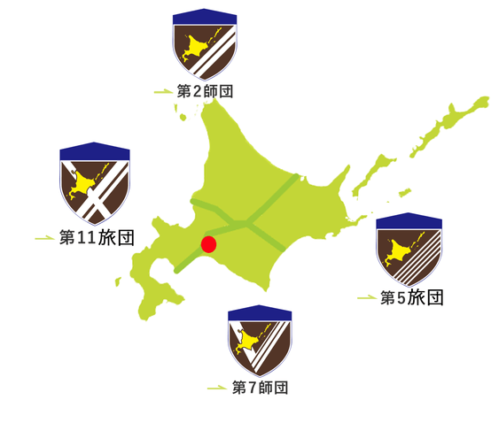 東千歳駐屯地の地図