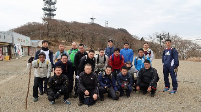 訓練初め(筑波山登山)31.1.15