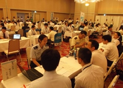 退職する任期制隊員を対象とした合同企業説明会