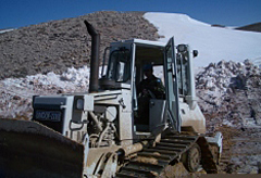 Snow clearance at patrol course in Golan Heights (1996~)