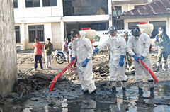 Support for the prevention of epidemics support in Sumatra island, Indonesia (2005)