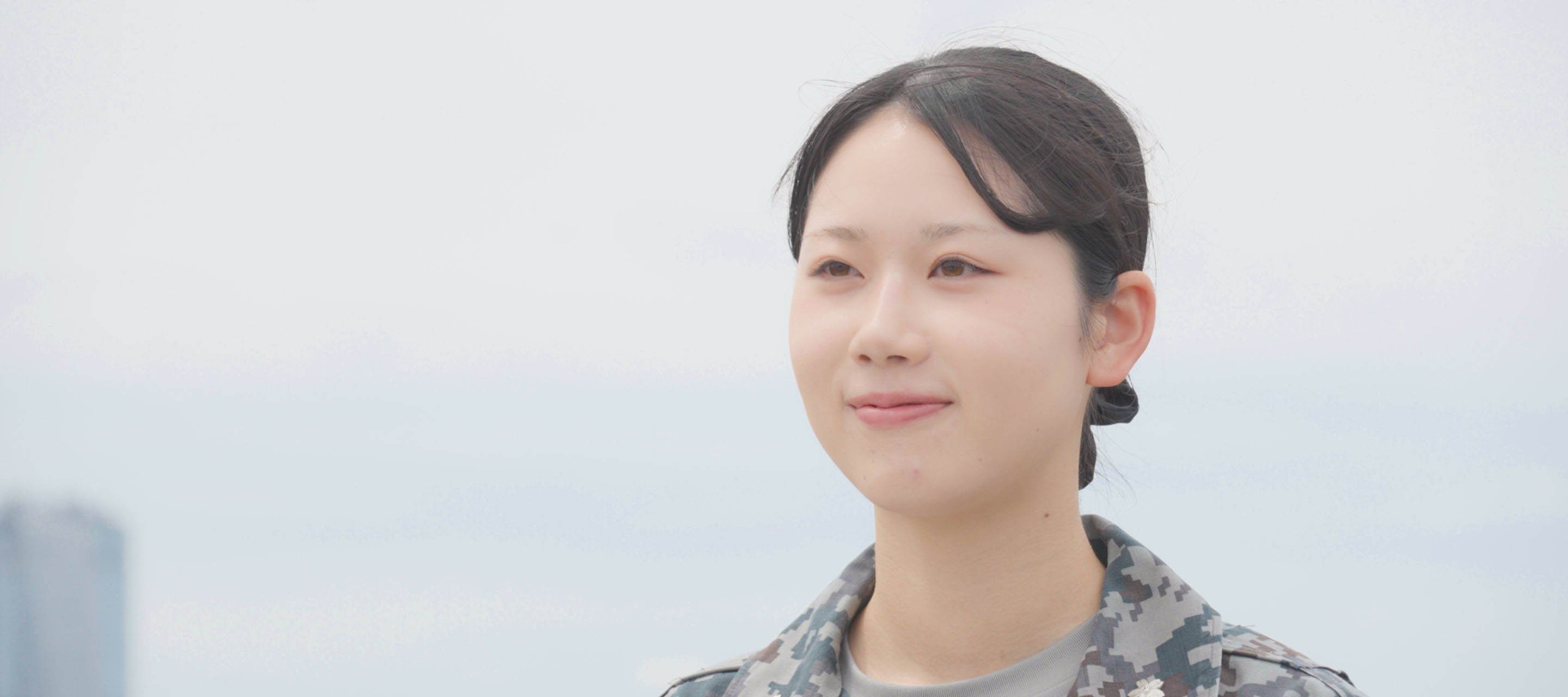 航空自衛官空士長のポートレート