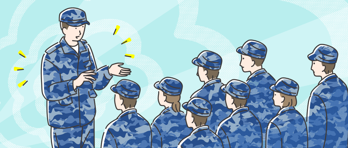 艦隊・飛行隊、中隊・大隊の指揮官として国防を担う