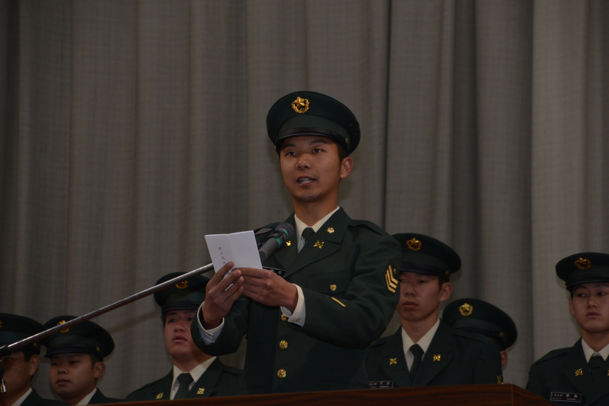 成人者代表謝辞