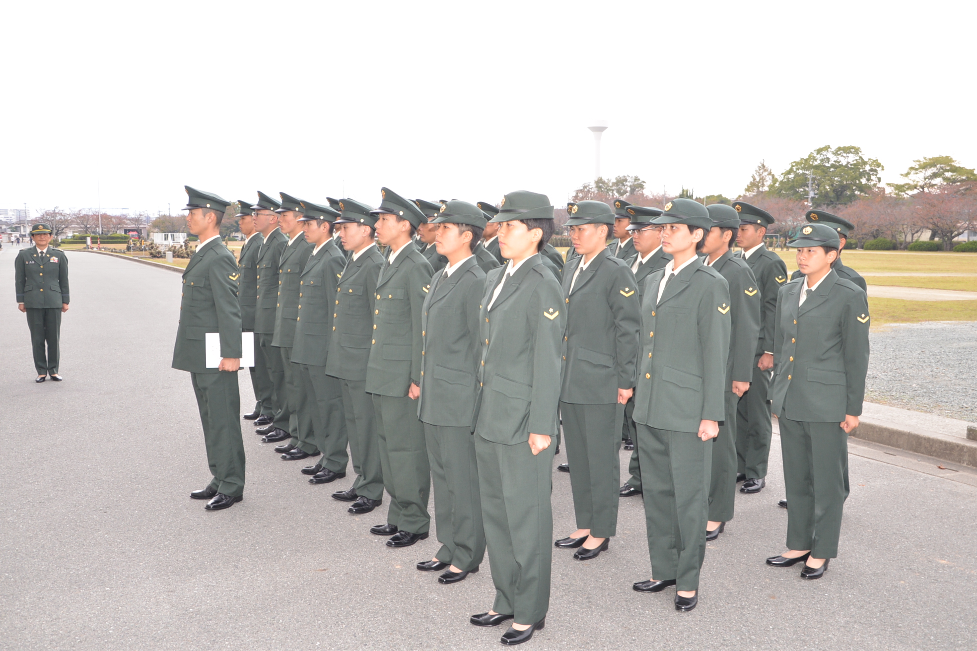 平成３０年度(８月入隊)自衛官候補生課程修了式・赴任異動