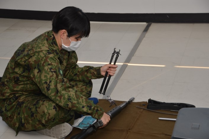 【国防女子くるめっ娘vol.10】「銃の分解結合」