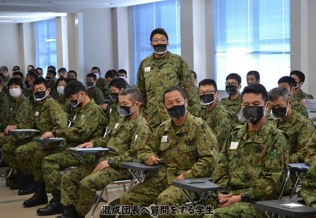 【団長講話 第5陸曹教育隊上級陸曹教育中隊】 【団長講話 第5陸曹教育隊上級陸曹教育中隊】