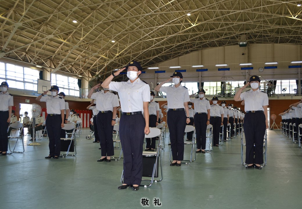 一般陸曹候補生課程及び自衛官候補生課程修了式】第118教育 一般陸曹候補生課程及び自衛官候補生課程修了式】第118教育