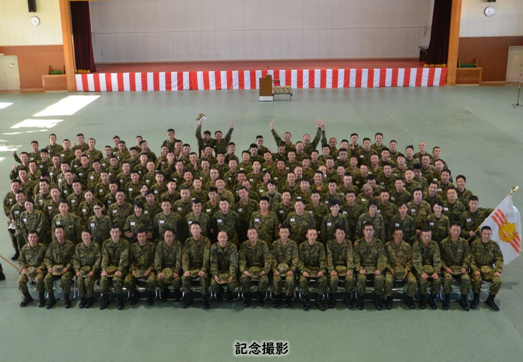 【陸曹中級課程 修了式】<br>第５陸曹教育隊