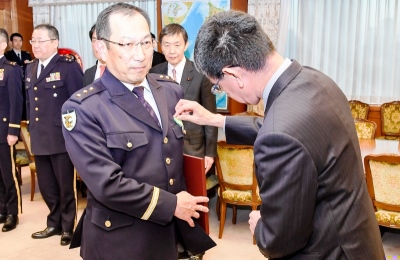 表彰の写真