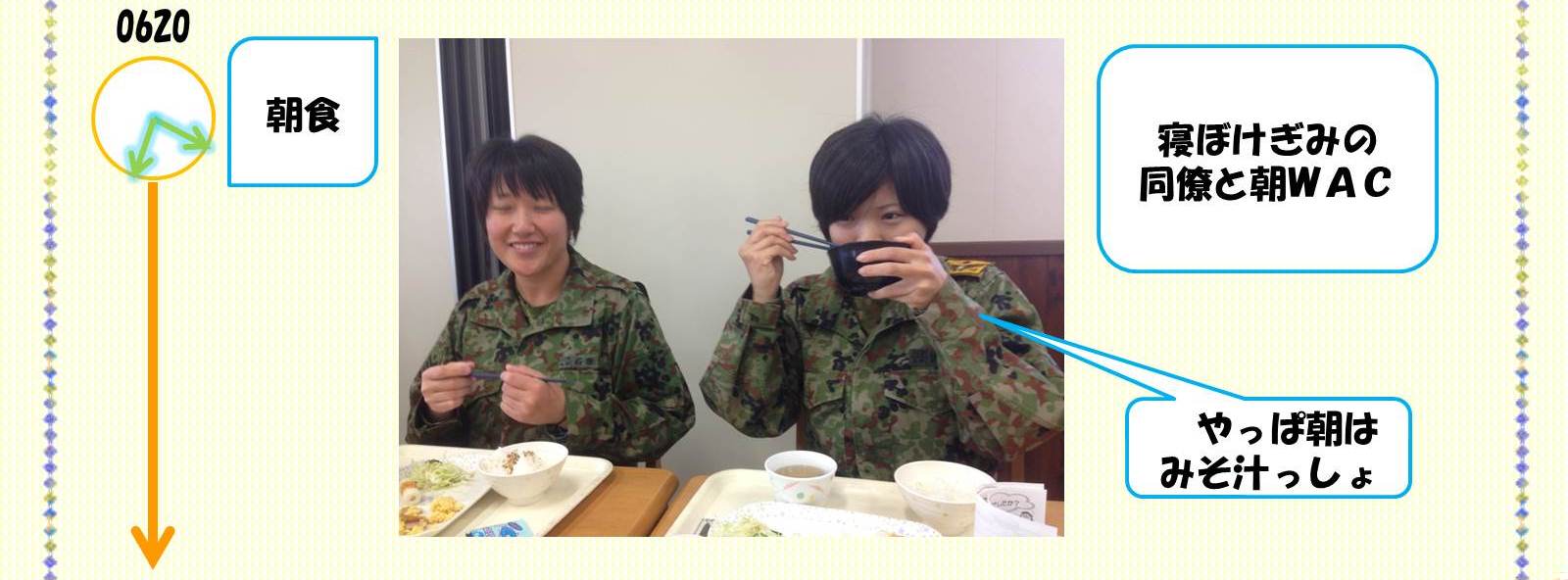 女性自衛官の一日