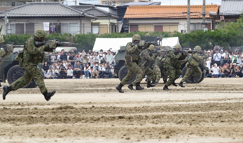 戦闘訓練展示