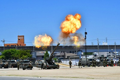戦闘訓練展示