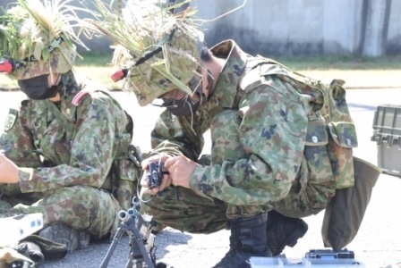 交戦訓練用装置取付け